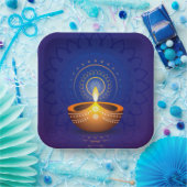 ディワリディヤ紙プレート ペーパープレート (パーティー)