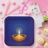 ディワリディヤ紙プレート ペーパープレート (パーティー)