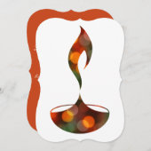 ディワリディヤ《写真》ぼけ味ロウソク (正面/裏面)