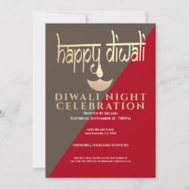 ディワリナイトお祝いオブライト 招待状