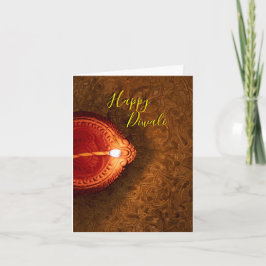 ディワリパーソナライズされたグリーティングカード カード