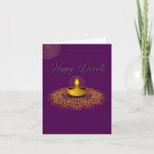 ディワリパーソナライズされたグリーティングカード カード (正面)