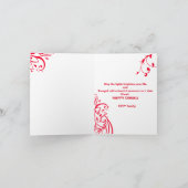 ディワリパーソナライズされたグリーティングカード カード (内部)