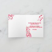 ディワリパーソナライズされたグリーティングマラティ カード (内部)