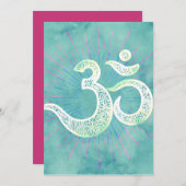 ディワリパーティー 招待状 (正面/裏面)