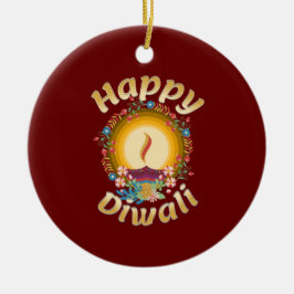 ディワリフェスティバル・オブ・ライツヒンドゥー・シーク・ジェイン セラミックオーナメント