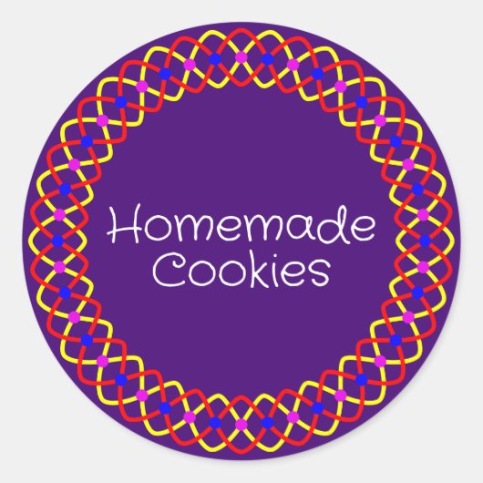 ディワリベーカリーボックス包装 ラウンドシール (正面)