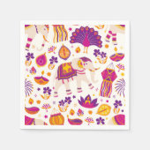 ディワリペーパーナプキン スタンダードカクテルナプキン (正面)