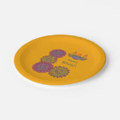 ディワリマンダラスサフラン ペーパープレート (アングル)