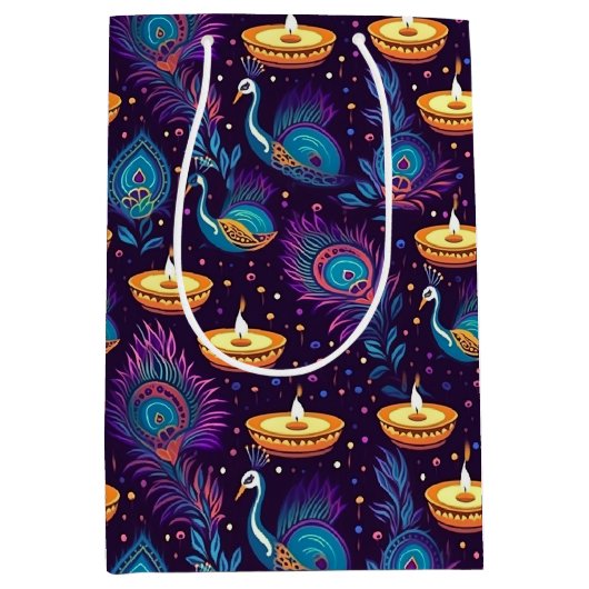 ディワリミッドナイトセレニティ ミディアムペーパーバッグ (正面)