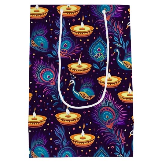 ディワリミッドナイトセレニティ ミディアムペーパーバッグ (裏面)