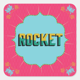 ディワリ広場のステッカー スクエアシール