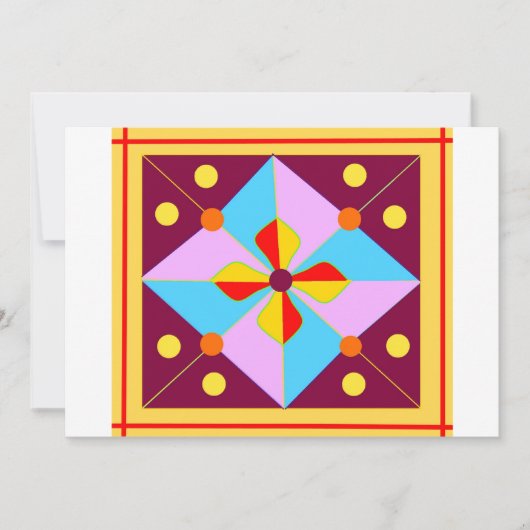 ディワリ招待状 招待状 (正面)