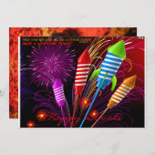 ディワリ招待状 招待状 (正面/裏面)