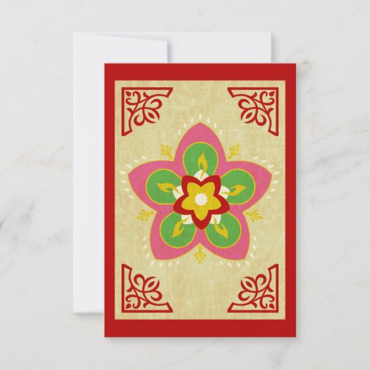 ディワリ挨拶ランゴリ カード (正面)