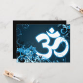 ディワリ挨拶： hi-fi om カード (正面/裏面インサイチュ)