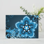 ディワリ挨拶: hi-fi rangoli カード (スタンド正面)