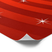 ディワリ白熱［赤熱］光を放つランプ ポスター (角)