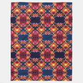 ディワリ花火 フリースブランケット (正面)