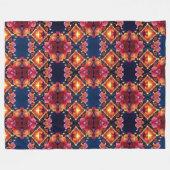 ディワリ花火 フリースブランケット (正面(横))