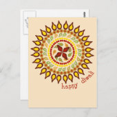 ディワリ葉書 ポストカード (正面/裏面)