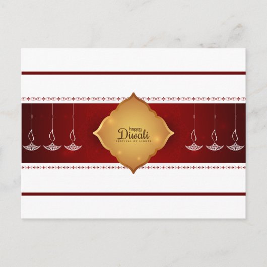 ディワリ葉書 ポストカード (正面)