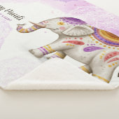 ディワリ象 シェルパブランケット (3/4)