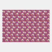 ディワリ、インディアン民族デザインギフトラッピングシート ラッピングペーパーシート (正面3)