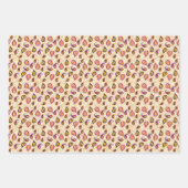 ディワリ、インディアン民族デザインギフト ラッピングペーパーシート (正面2)