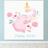 ディワリ キャンバスプリント (インサイチュ (ウッドフロア))