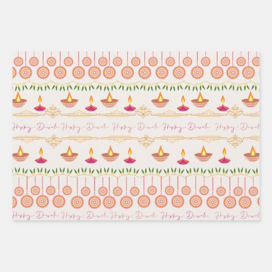 ディワリ ラッピングペーパーシート (正面)