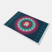ディワリDoormat; Diwali home Decor ドアマット (アングル)