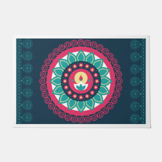 ディワリDoormat; Diwali home Decor ドアマット