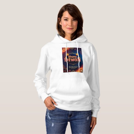 ディワリTシャツ パーカ (正面フル)