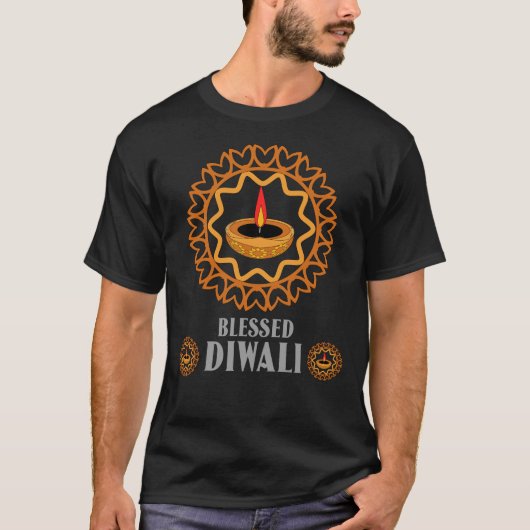 ディワーリ祭おめでとう Tシャツ (正面)