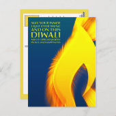 ディワ感動的リ内光バースト ポストカード (正面/裏面)