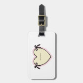 ディンカスボーズ&ハートパーソナライズされたトートバッグ ラゲッジタグ (正面縦)