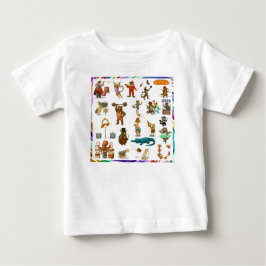 ディンガリングブラザーズサーカスのショー ベビーTシャツ