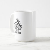 ディンキングは私の有酸素運動 コーヒーマグカップ (正面左)