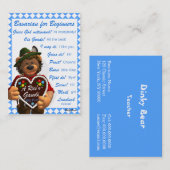 ディンキーが初心者にバイバリアン 名刺 (正面/裏面)