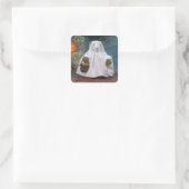 ディンキーベアーズリトル幽霊 スクエアシール (バッグ)