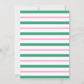 ディンクとドリンク!ピックボールをテーマにしたブライダルシャワー 招待状 (裏面)