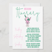 ディンクとドリンク、ピックボールバチェロレッテ 招待状 (裏面)