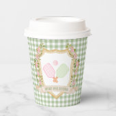 ディンクとドリンク|ピッ名門私立校風のクボール 紙コップ (正面)