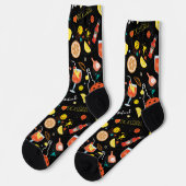 ディンクと🍾🥂ドリンク – pickleball socks ソックス (左)
