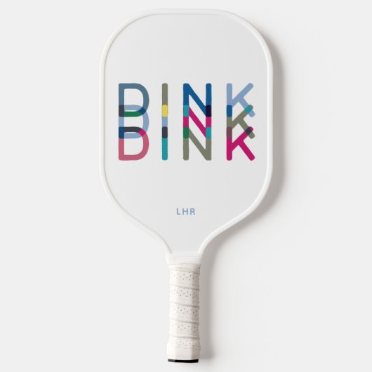 ディンクパーソナライズされた名前をカスタムするピックボールパドル ピックルボールラケット (裏面)