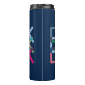 ディンクモダンピックボールNavyグリーンブルー タンブラー (裏面)