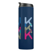 ディンクモダンピックボールNavyグリーンブルー タンブラー (回転右)