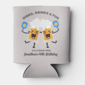 ディンク&ドリンクおもしろいマンガのビアマグスピックボール 缶クーラー (正面)