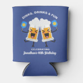 ディンク&ドリンクおもしろいマンガのビアマグスピックボール 缶クーラー (正面)